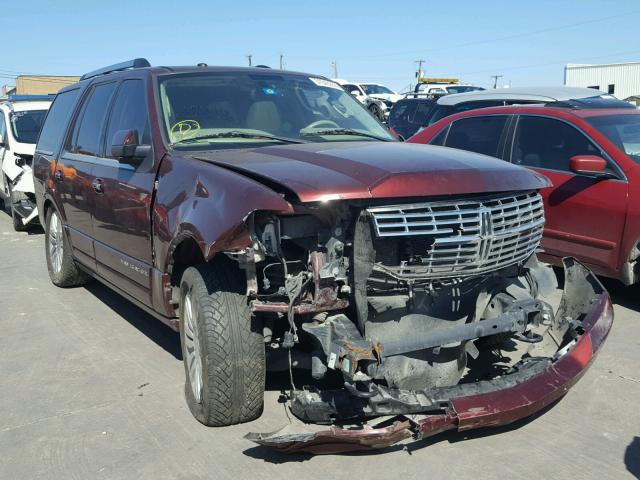 5LMJJ2H51BEJ01821 - 2011 LINCOLN NAVIGATOR 栗色 照片 1