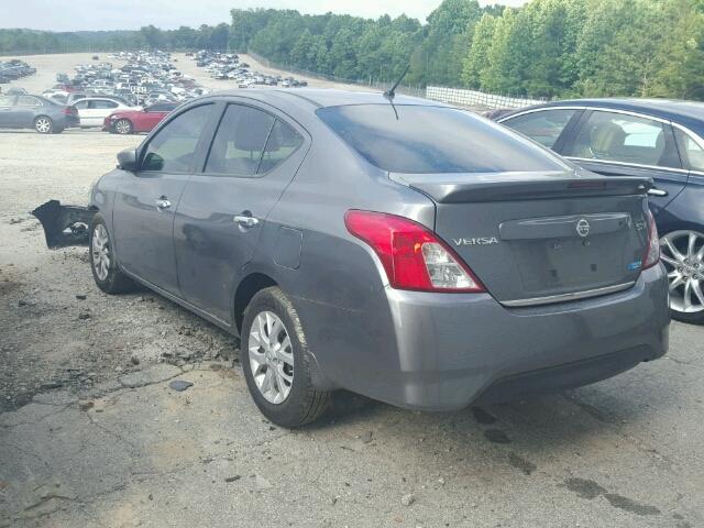 3N1CN7AP8GL874437 - 2016 NISSAN VERSA S GRAY photo 3