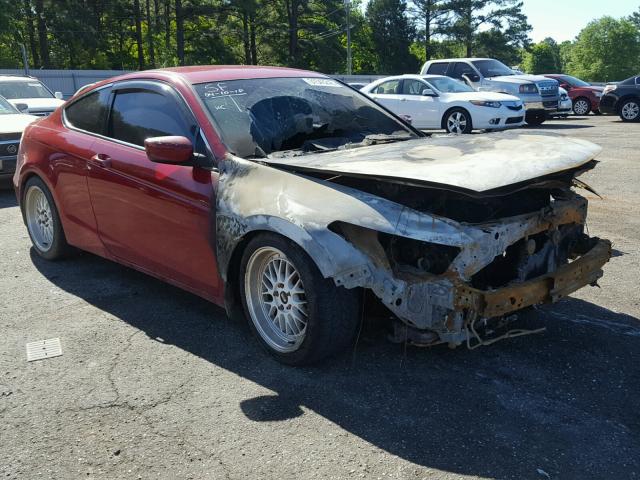 1HGCS12328A014199 - 2008 HONDA ACCORD LX- RED photo 1