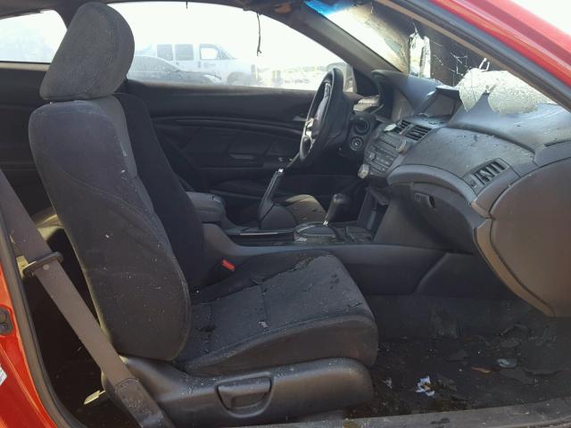 1HGCS12328A014199 - 2008 HONDA ACCORD LX- RED photo 5