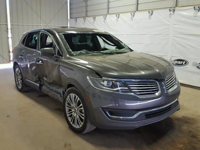 2LMPJ6LR8HBL15437 - 2017 LINCOLN MKX RESERV GRAY photo 1