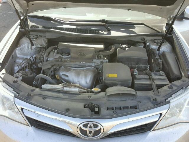 4T4BF1FK2DR334715 - 2013 TOYOTA CAMRY L SILVER photo 7