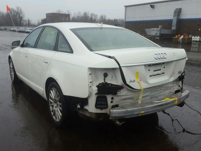 WAUDH74F46N180044 - 2006 AUDI A6 3.2 QUA WHITE photo 3