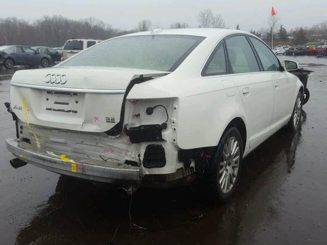 WAUDH74F46N180044 - 2006 AUDI A6 3.2 QUA WHITE photo 4