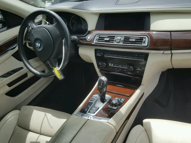 WBAKA8C56ACY36100 - 2010 BMW 750 I BLACK photo 9
