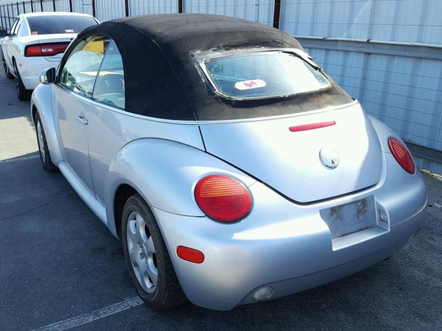 3VWCK21Y43M331461 - 2003 VOLKSWAGEN NEW BEETLE 银色 照片 3
