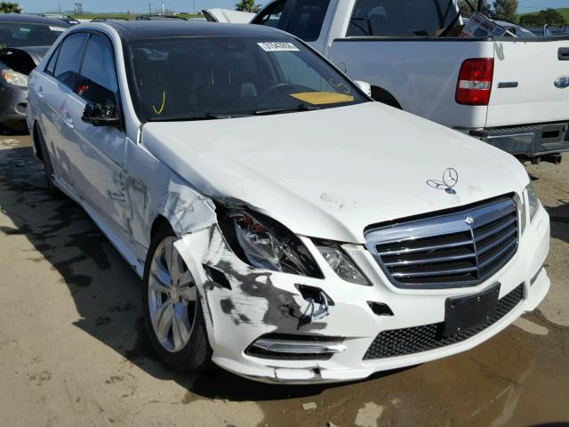 WDDHF2EB0DA709069 - 2013 MERCEDES-BENZ E 350 BLUE WHITE photo 1