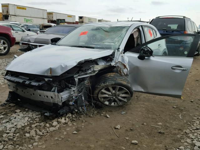 3MZBN1L72HM125547 - 2017 MAZDA 3 TOURING SILVER photo 2