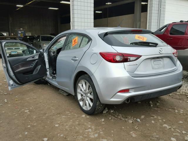 3MZBN1L72HM125547 - 2017 MAZDA 3 TOURING SILVER photo 3