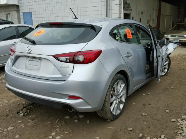 3MZBN1L72HM125547 - 2017 MAZDA 3 TOURING SILVER photo 4