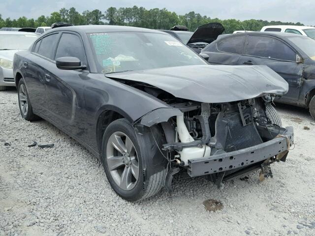 2C3CDXHG6FH925371 - 2015 DODGE CHARGER SX GRAY photo 1