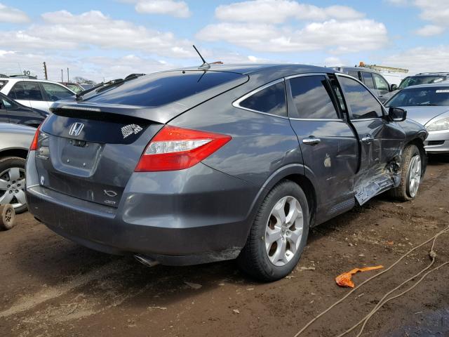 5J6TF2H57BL003089 - 2011 HONDA ACCORD CRO GRAY photo 4