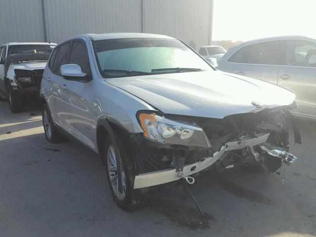 5UXWX9C56E0D10700 - 2014 BMW X3 XDRIVE2 SILVER photo 1