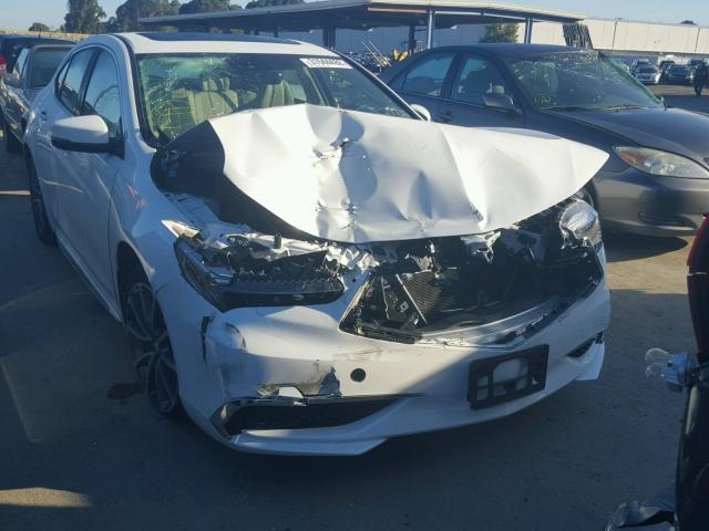 19UUB2F56JA010748 - 2018 ACURA TLX TECH WHITE photo 1
