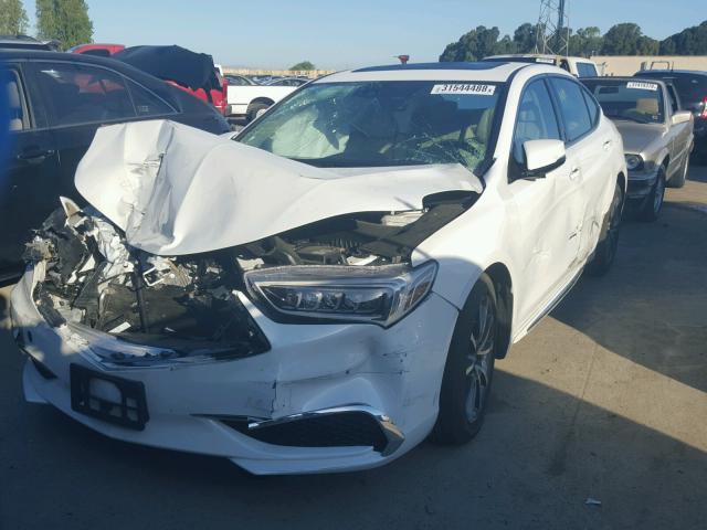 19UUB2F56JA010748 - 2018 ACURA TLX TECH WHITE photo 2