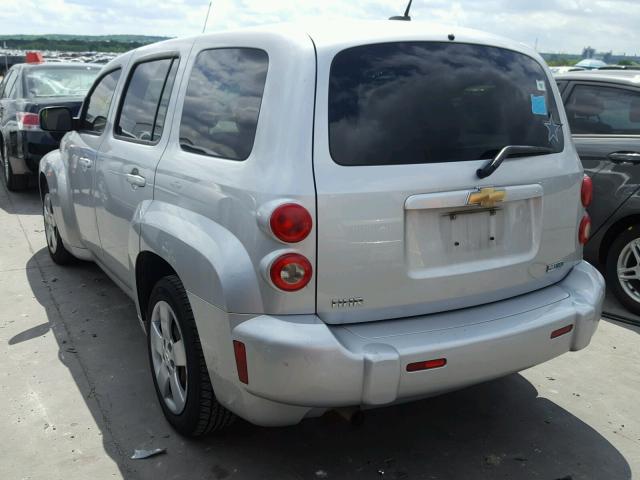 3GNBAADBXAS570709 - 2010 CHEVROLET HHR LS SILVER photo 3