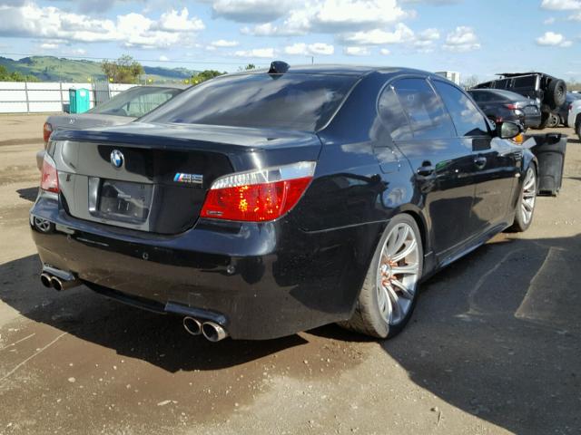 WBSNB93556CX06506 - 2006 BMW M5 BLACK photo 4