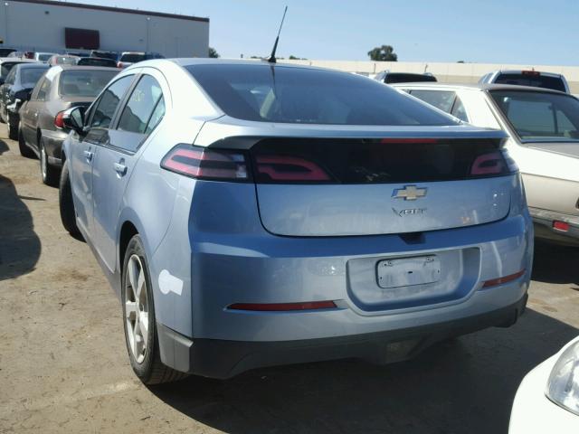 1G1RE6E42EU132015 - 2014 CHEVROLET VOLT SILVER photo 3