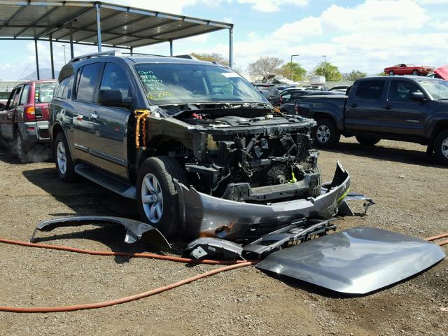 5N1AA0NDXDN611445 - 2013 NISSAN ARMADA SV GRAY photo 1