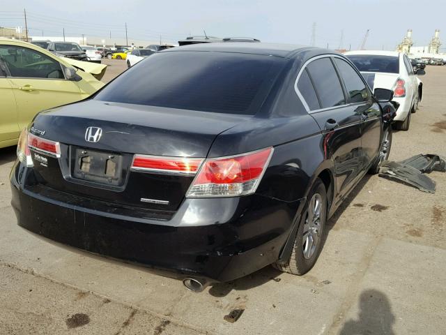 1HGCP2F65BA155884 - 2011 HONDA ACCORD SE BLACK photo 4