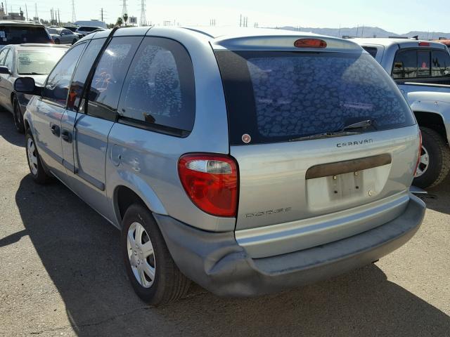 1D4GP25B56B644576 - 2006 DODGE CARAVAN SE BLUE photo 3