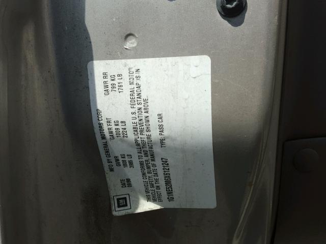 1G1NE52M6X6121247 - 1999 CHEVROLET MALIBU LS 米色 照片 10