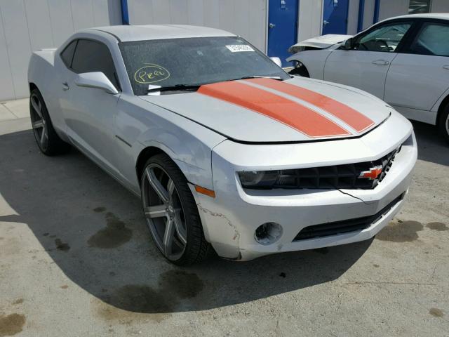 2G1FA1E39C9181070 - 2012 CHEVROLET CAMARO LS SILVER photo 1