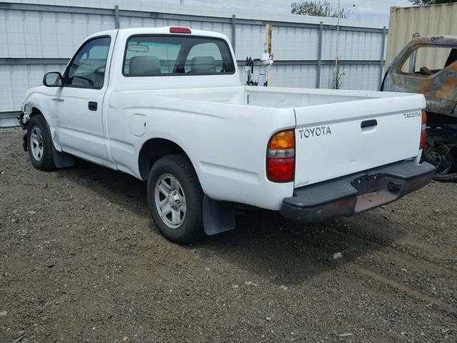 5TENL42N63Z264213 - 2003 TOYOTA TACOMA WHITE photo 3