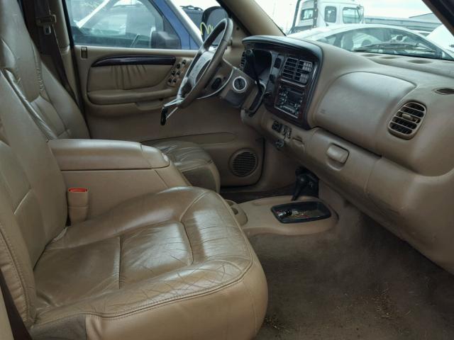 1B4HS28ZXYF155012 - 2000 DODGE DURANGO BLUE photo 5