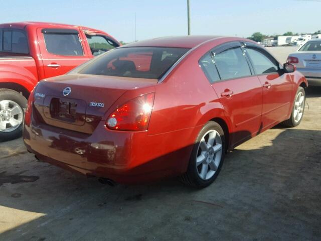 1N4BA41E65C849343 - 2005 NISSAN MAXIMA SE MAROON photo 4