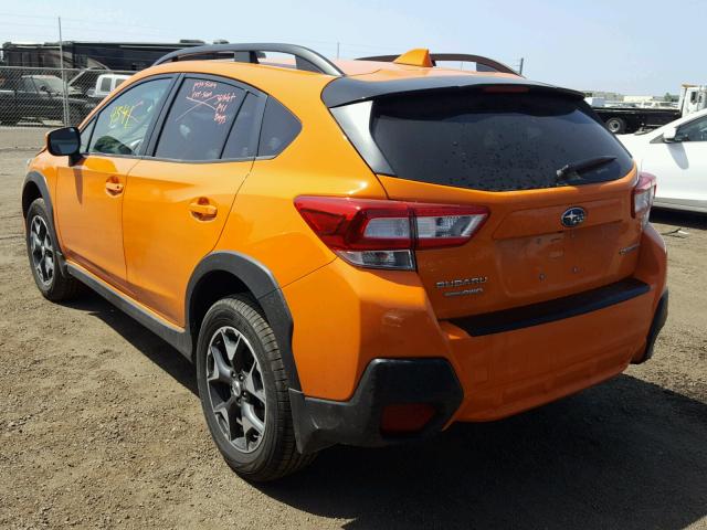 JF2GTABCXJG255980 - 2018 SUBARU CROSSTREK ORANGE photo 3