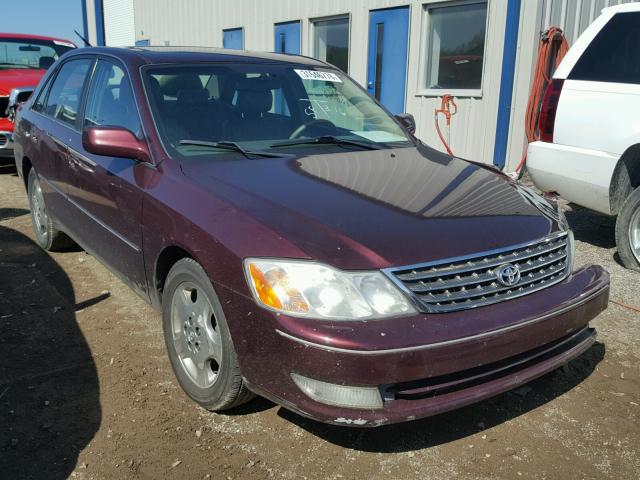 4T1BF28B33U309740 - 2003 TOYOTA AVALON BURGUNDY photo 1