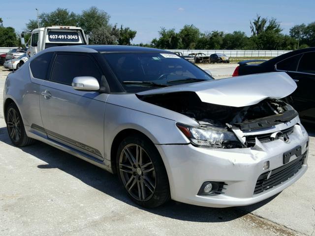 JTKJF5C77D3052540 - 2013 TOYOTA SCION TC SILVER photo 1