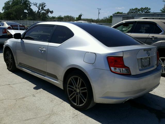 JTKJF5C77D3052540 - 2013 TOYOTA SCION TC 银色 照片 3
