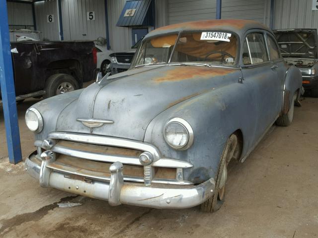 HAA491017 - 1950 CHEVROLET BELAIR GRAY photo 2