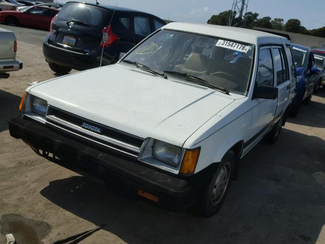 JT2AL32V7G3655795 - 1986 TOYOTA TERCEL DEL WHITE photo 2