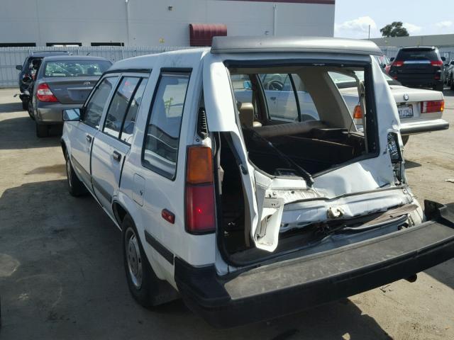 JT2AL32V7G3655795 - 1986 TOYOTA TERCEL DEL WHITE photo 3