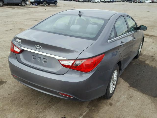 5NPEB4ACXBH169335 - 2011 HYUNDAI SONATA GLS GRAY photo 4