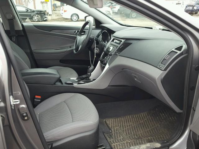 5NPEB4ACXBH169335 - 2011 HYUNDAI SONATA GLS GRAY photo 5