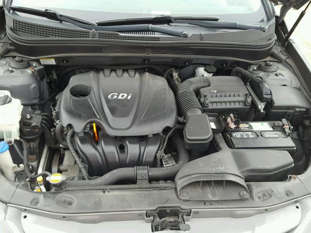 5NPEB4ACXBH169335 - 2011 HYUNDAI SONATA GLS GRAY photo 7