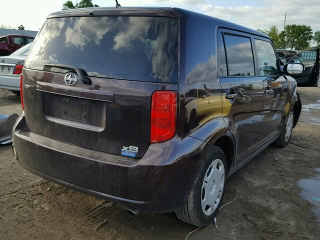 JTLKE50E581033461 - 2008 SCION XB PURPLE photo 4