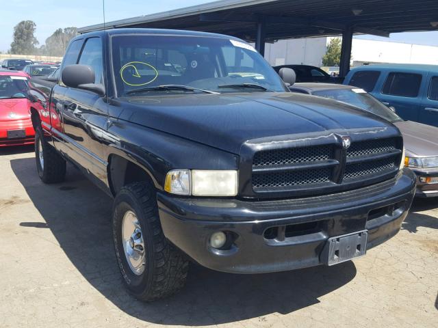 1B7HF13Z1XJ613380 - 1999 DODGE RAM 1500 BLACK photo 1