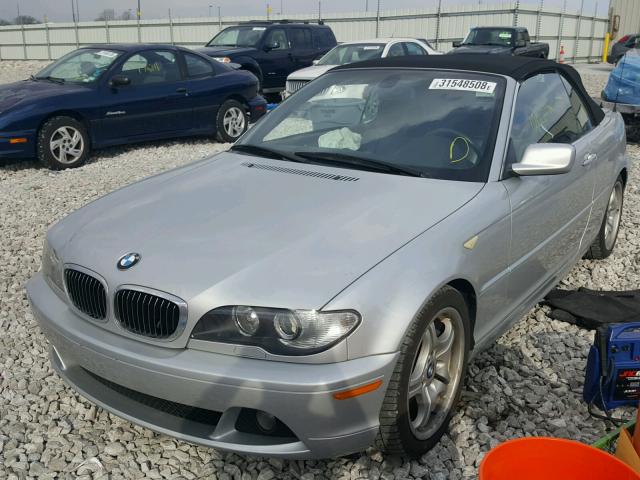 WBABW53484PL48352 - 2004 BMW 330 CI SILVER photo 2