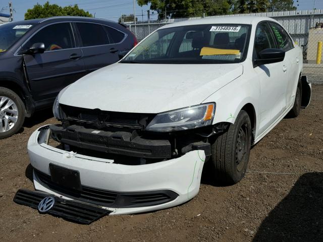 3VW2K7AJ8EM324852 - 2014 VOLKSWAGEN JETTA BASE 白色 照片 2