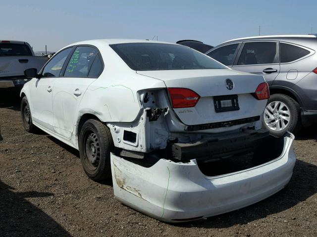 3VW2K7AJ8EM324852 - 2014 VOLKSWAGEN JETTA BASE 白色 照片 3
