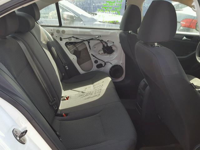 3VW2K7AJ8EM324852 - 2014 VOLKSWAGEN JETTA BASE 白色 照片 6