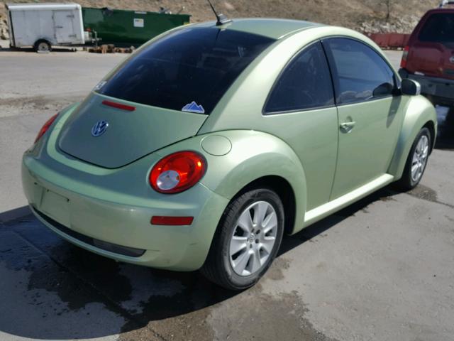 3VWPW31C89M500776 - 2009 VOLKSWAGEN NEW BEETLE 绿色 照片 4