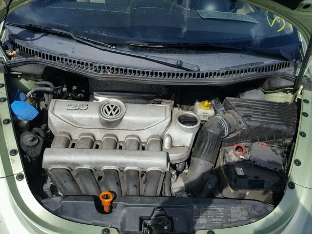 3VWPW31C89M500776 - 2009 VOLKSWAGEN NEW BEETLE 绿色 照片 7
