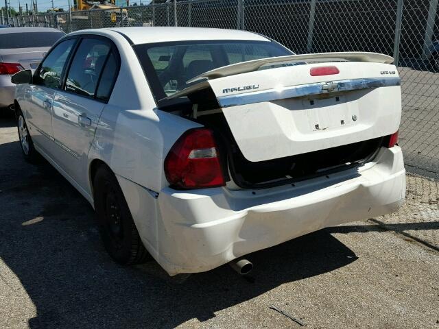 1G1ZU53896F250541 - 2006 CHEVROLET MALIBU LTZ WHITE photo 3