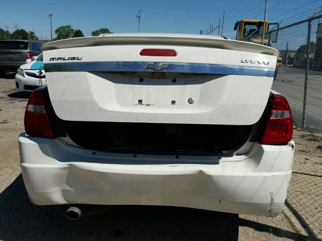 1G1ZU53896F250541 - 2006 CHEVROLET MALIBU LTZ 白色 照片 9